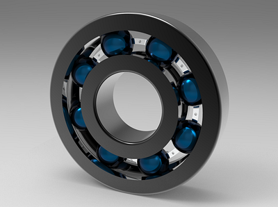 Ball Bearing Render 3d 3d art 3d model autodesk inventor cad design fusion 360 inventor keyshot render