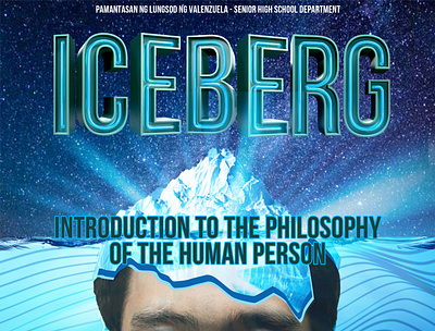 Iceberg: PLV - Intro to Philosophy of the Human Person adobe photoshop illustration module cover