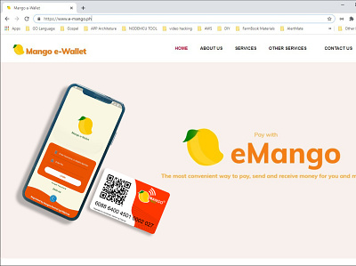 eMango.ph Landing Page adobe xd landing page ux