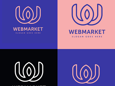 WEBMARKET LOGO branding design graphic design illustration logo