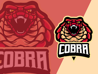 COBRA MASCOT LOGO branding graphic design logo