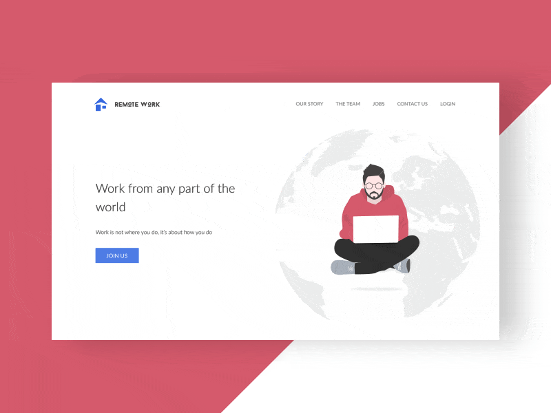 Remote Work Landing Page