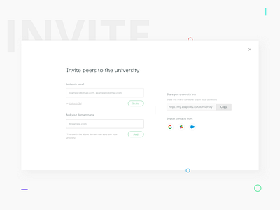 UI - Invite People