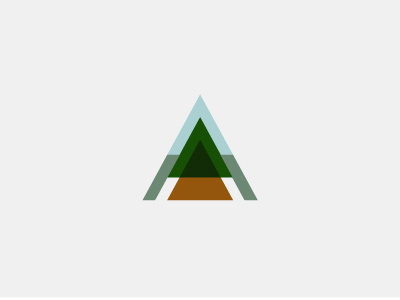 Cov2 arrow camping logo mountains