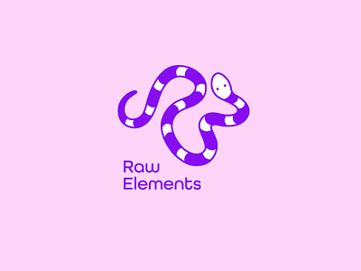 Raw Elements brand identity branding graphic design logo logo design vector