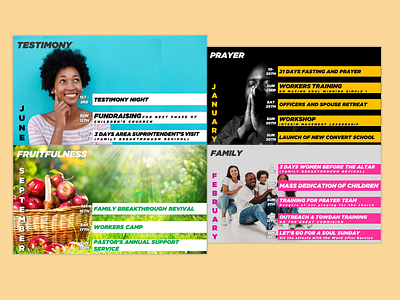 Monthly Themes & Plan branding design graphic design illustration powerpoint
