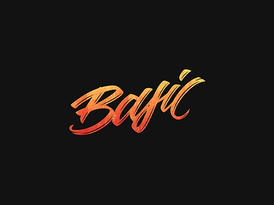 'Basic' III basic brush pen font forest handlettering illustration illustrator lettering photo type typography vector