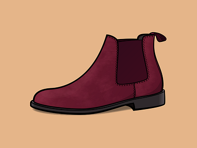 Wine Red Chelsea Boot