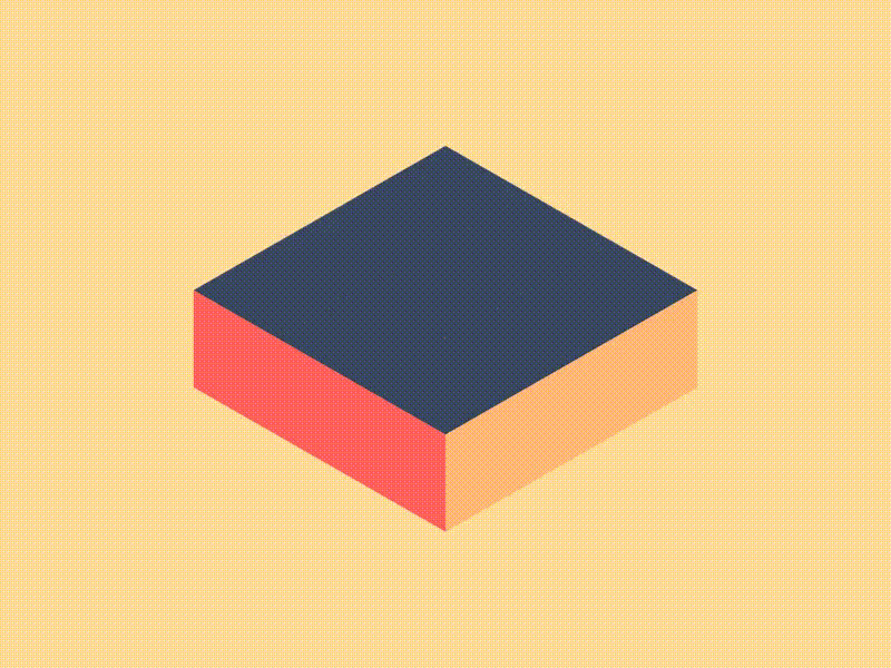 Cubetion blender animation cube 3d abstract minimalistic color loop motion simple calming