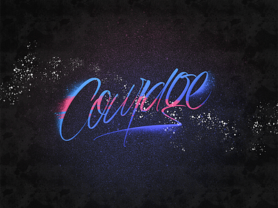 'Courage' Lettering