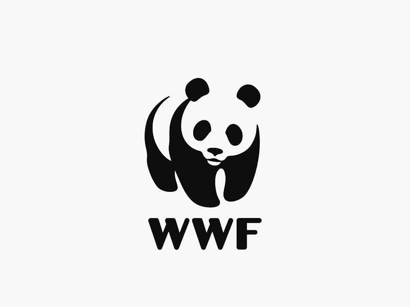 WWF Dynamic Identity animals animation concept dynamic gorilla identity logo motion panda penguin turtle wwf