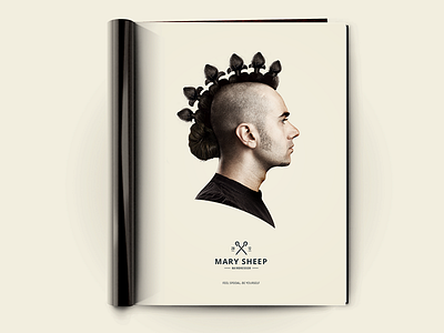 Mary Sheep Print Ad