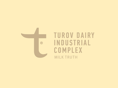 Turov Dairy Industrial Complex 2 aurochs bull cheese cow dairy logo milk profile