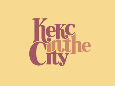 Cake In The City cake food lettering logo