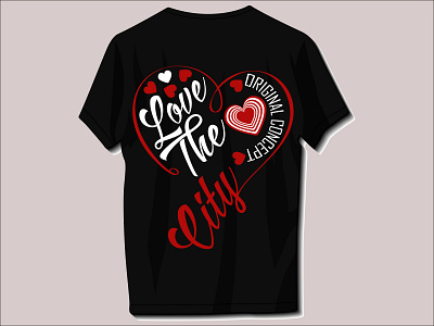 Love T-Shirt Design city concept design graphic design illustration logo love t shirt typography vector