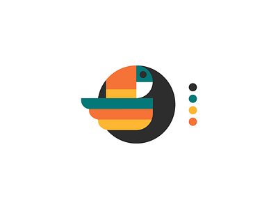 App Logo - Tuck Geometric Patterns bird branding design geometric identity illustration logo logo design toucan