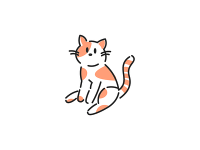 ^._.^ cat cute illustration