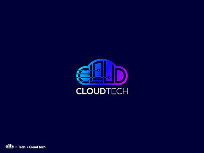 Cloud Tech Logo Design