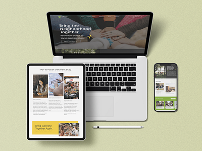Community Nonprofit Website Design branding design elementor mockup nonprofit website ui uxui web design website website design