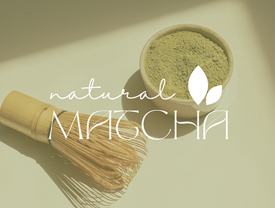 Natural Matcha: Brand Identity & Logo Design branddesign branding design illustration logo mockup ui