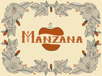 Manzana lettering