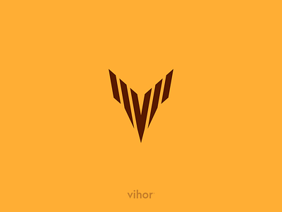 Vihor PRO - App For Extreme Sportsman app branding design extreme sport extreme sportsman graphic design illustration logo minimalistic sport ui ux vector vihor wind