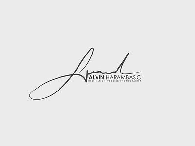 Alvin Harambasic * Destination Wedding Photographer design logo photo photographer photography wedding