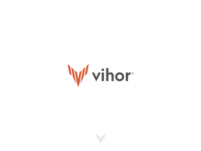 Vihor Logo redesign android app design extreme sport ios landing logo logodesign minimal minimalistic mobile redesign web