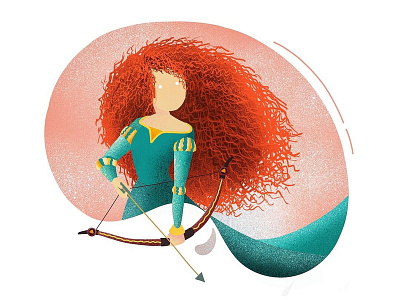 (23/100) Disney princess #10: Merida