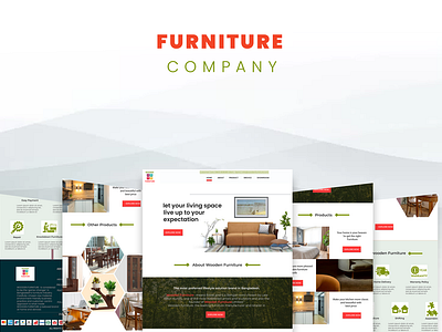 Furniture UI landing Page