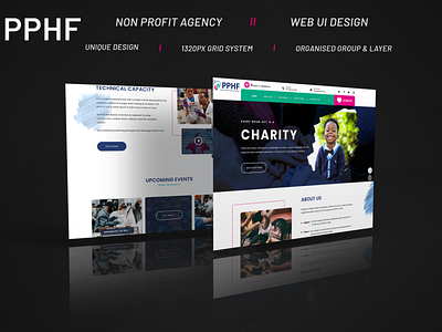 Non Profit Agency Landing Page branding design graphic design illustration lan landing page ui ui design uiux ux web ui design