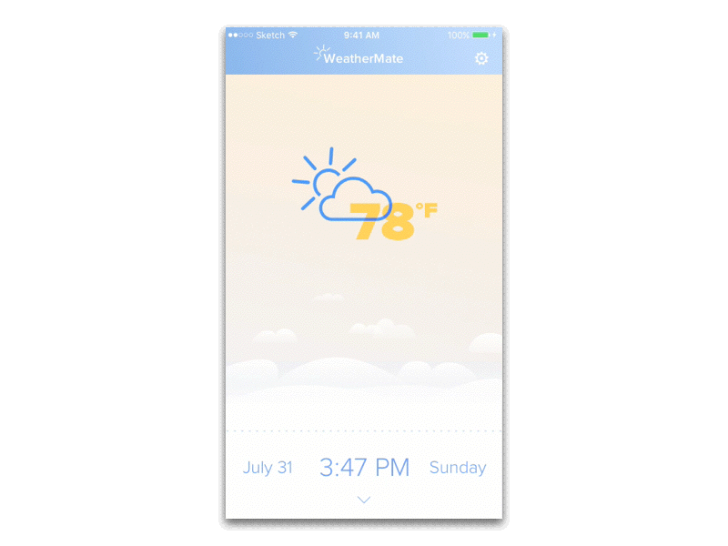 Daily UI #037 | Weather
