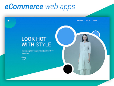 eCommercce Web ecommerce web template psd