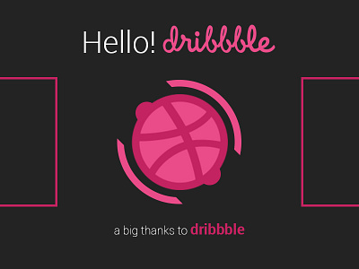 Hello! Dribbble design logo print templates uiux web