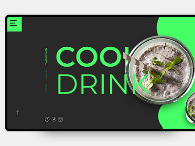 Cool Drink app cool drink corporate design icon logo psd psd template shop template typography ui uiux uixdesign user interface ux web web ui web ui design website design