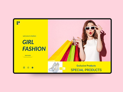 eCommerce Girl Fashion UI branding ecommerce ecommerce design gir fashion logo print design psd template typography ui uidesign uiux user interface design web template web templates design webdesign