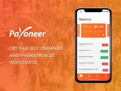 Payoneer App Concept