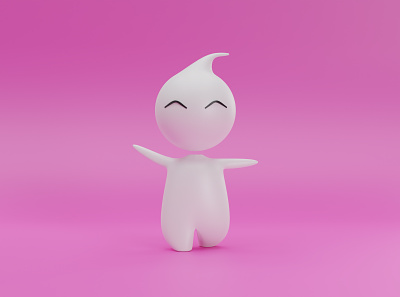 Cute Character in Blender 3D 3d blender