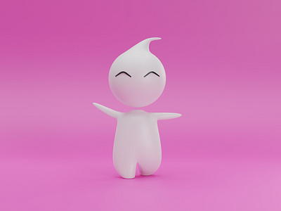 Cute Character in Blender 3D