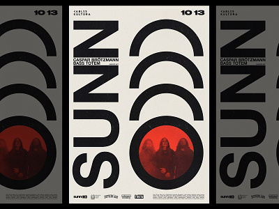 Sunn O poster design poster poster art poster design posters