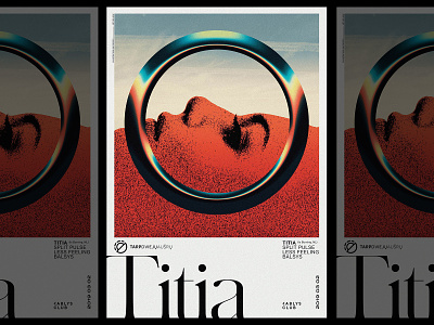 Titia design face illustration layout layout design layout exploration layoutdesign poster poster art posterdesign type typo typogaphy typographic