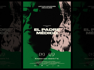 El Padre Medico movie poster design documentary illustration layout layout design layoutdesign movie movie art movie poster noise poster poster art poster design