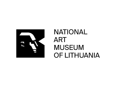 National Art Museum Of Lithuania asaro branding brandmark brutal brutalism brutalist design concept design head identity illustrative logo illustrative logotype logo logodesign mark minimal vector