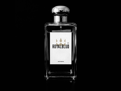 ROYALBLUD concept branding clean concept design identity logo mark minimal perfume perfume bottle perfumery
