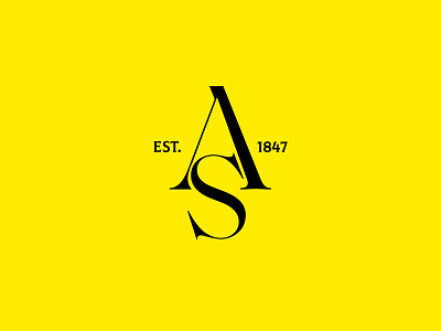 AS monogram agency branding brandmark design identity logo mark minimal monogram studio type typographic typography vector