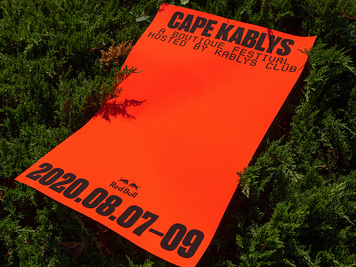 Cape Kablys 2020 visual identity agency branding design graphic design identity poster poster design studio typography visual identity