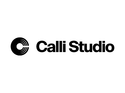 Calli Studio branding brandmark design djschool identity logo mark minimal music vinyl