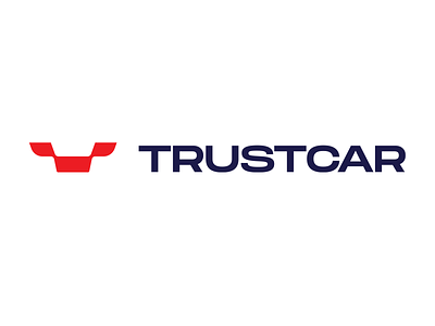 Trustcar branding brandmark car car logo design identity logo mark minimal trust trustcar