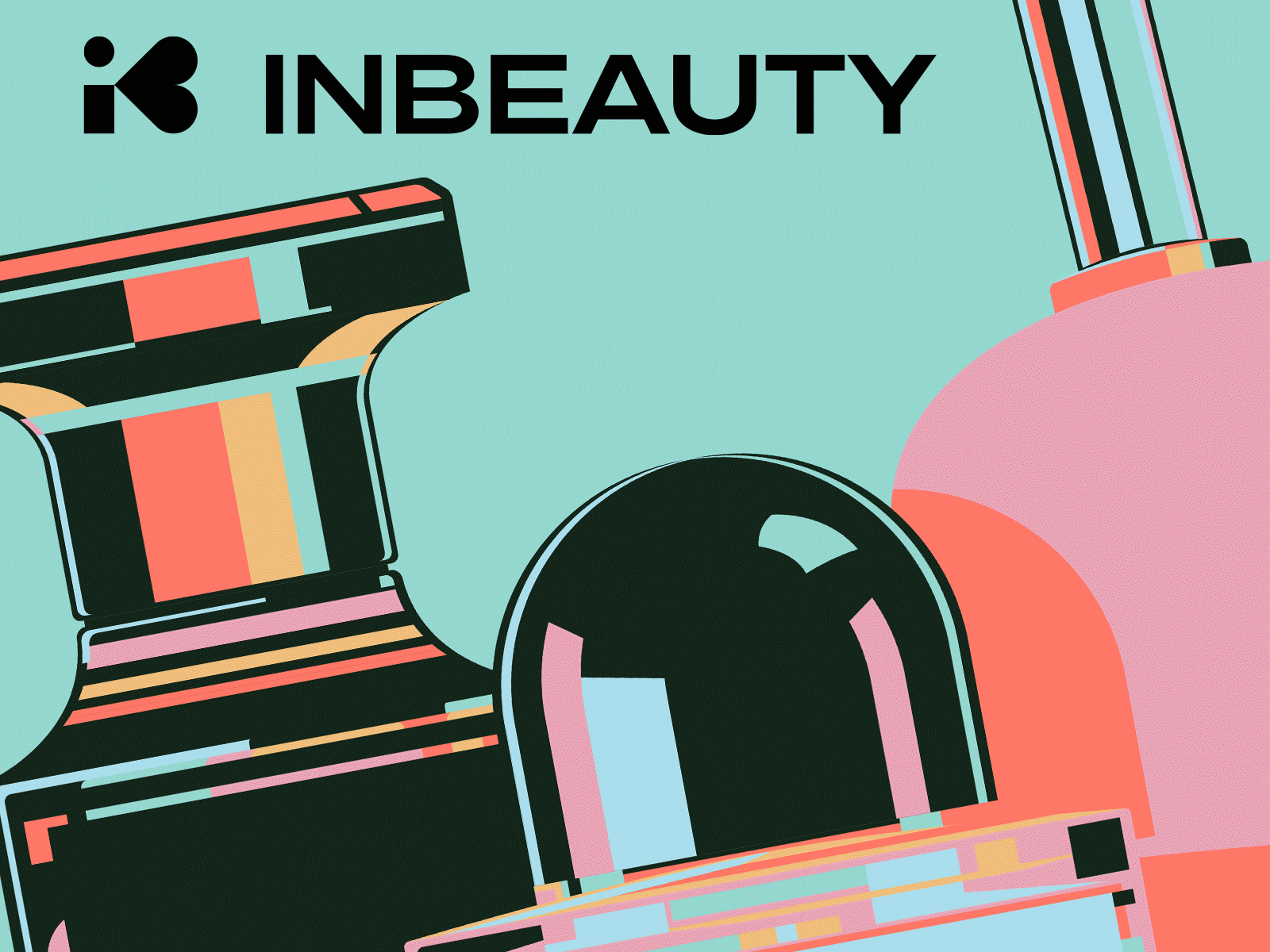 Inbeauty case study beauty brand identity branding branding design case study design identity illustration logo visual identity