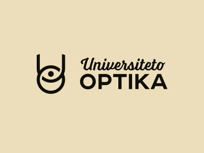 Universiteto optika logo eye logo optic optics university